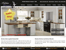 Tablet Screenshot of kitchenwizards.in